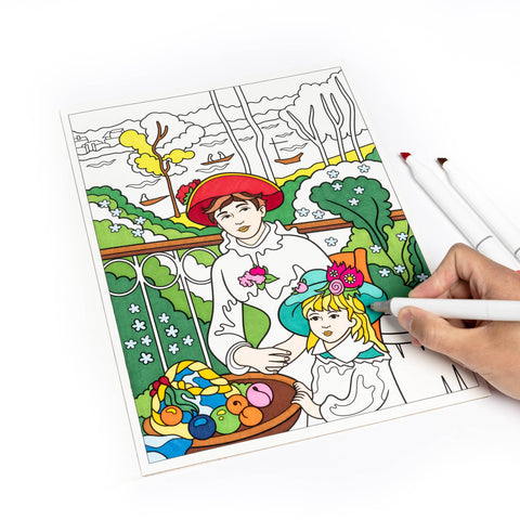 Livre de coloriage - Impressionnisme