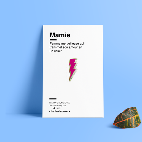 Pin's Éclair - Mamie