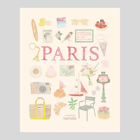 Carnet de coloriages et de stickers Paris