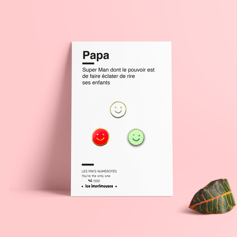 Pin’s Smiley - Papa