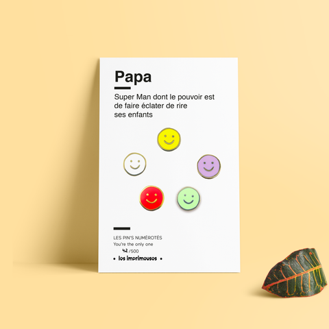 Pin’s Smiley - Papa
