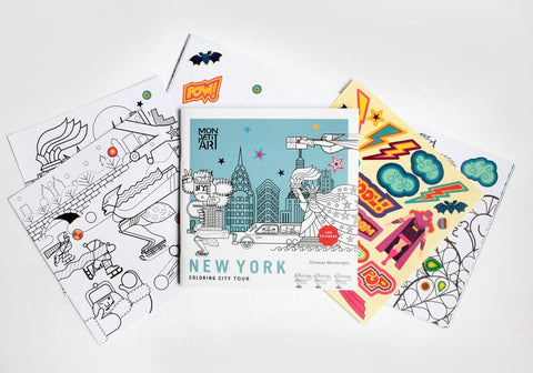 New York à colorier