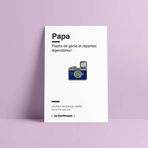 Pin’s Appareil Photo - Papa