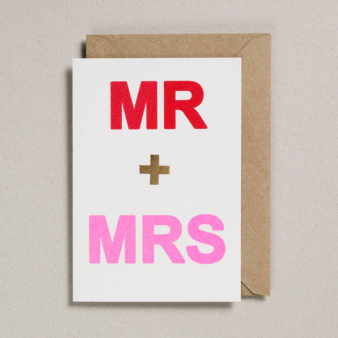 Carte Mr & Mrs.