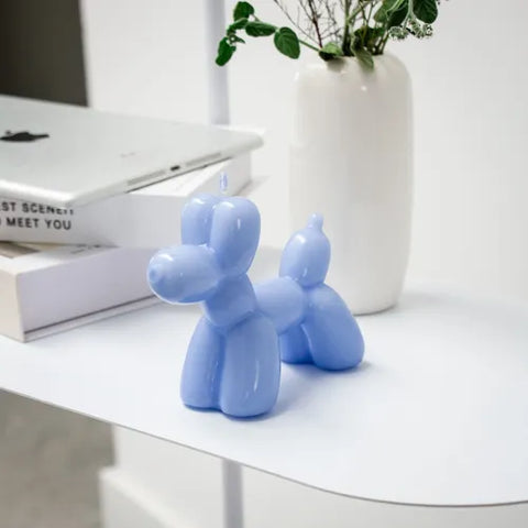 Bougie chien ballon