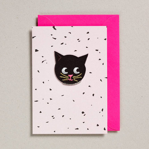 Carte Chat rose