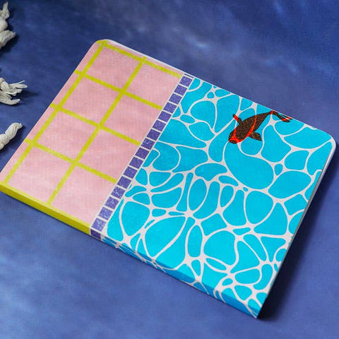 Carnet spirale A5 - Dans ma piscine