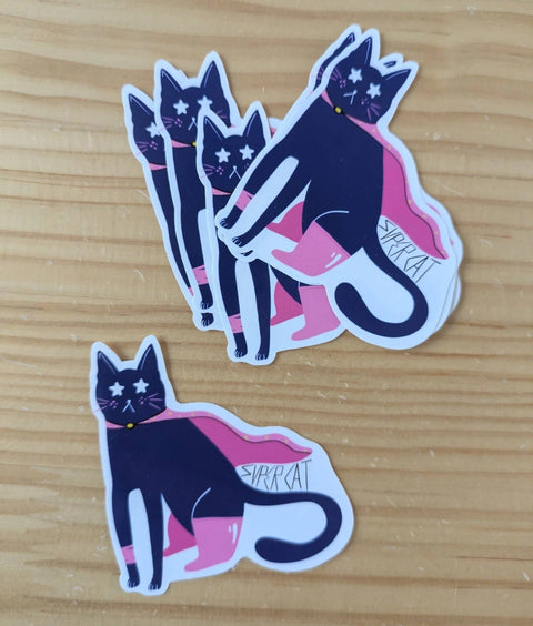 Sticker Super Cat