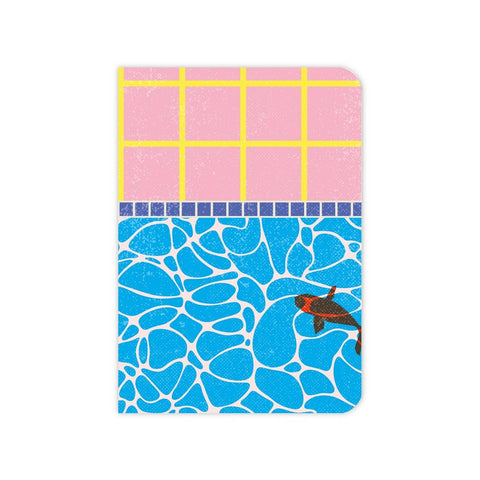 Carnet spirale A5 - Dans ma piscine