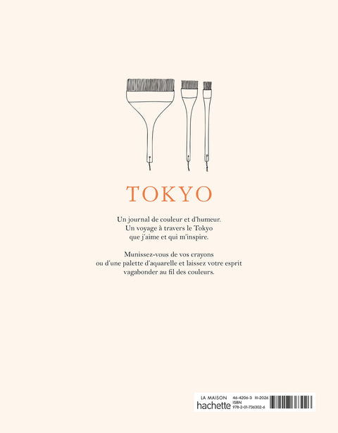 Carnet de coloriage Tokyo