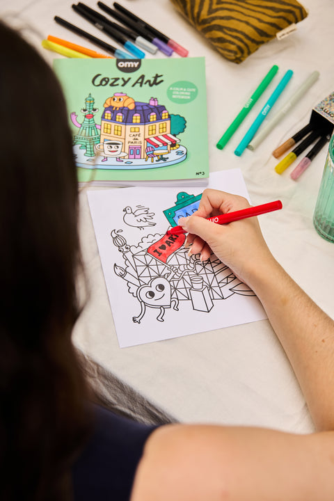 Coloriage Cozy Paris