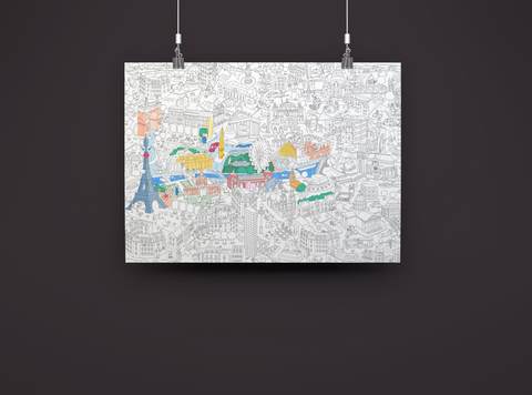 Poster géant Paris