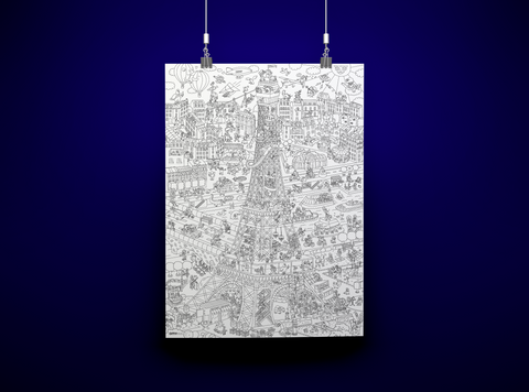 Poster géant Tour Eiffel