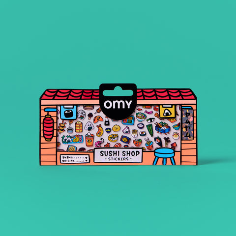 Stickers Boutique Sushi Shop