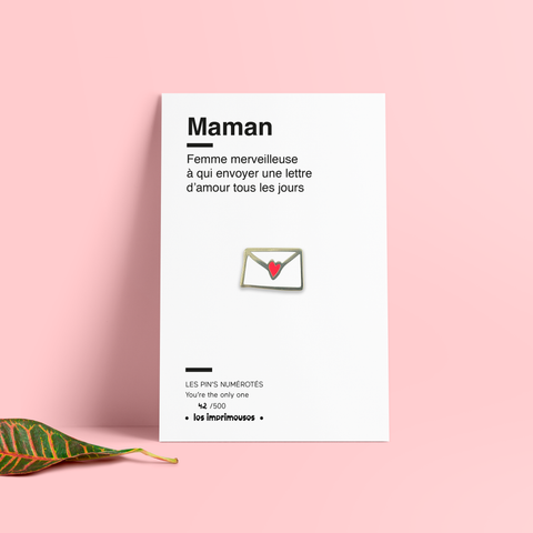 Pin’s Lettre - Maman