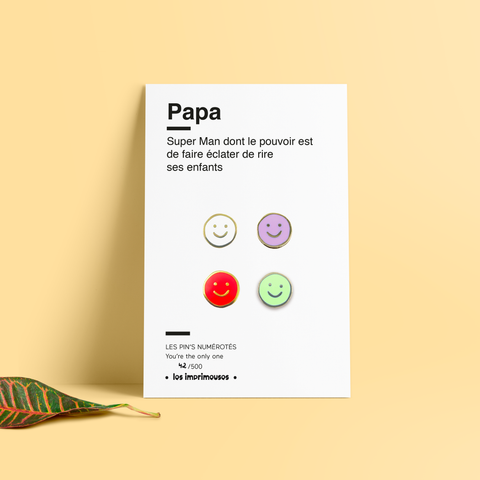 Pin’s Smiley - Papa