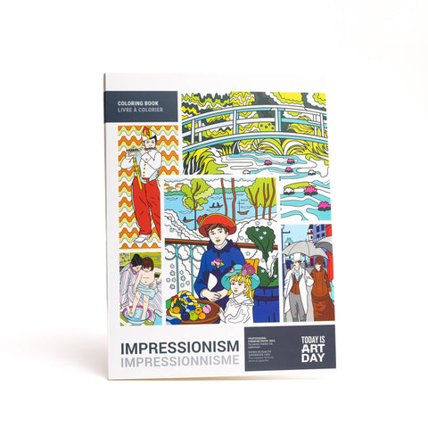 Livre de coloriage - Impressionnisme
