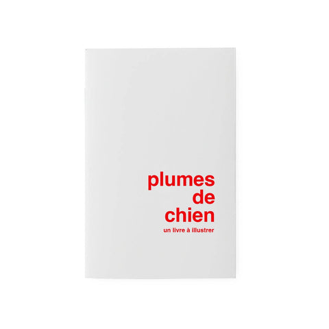 Livre à illustrer Plumes de chien