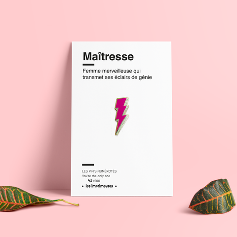 Pin's Éclair - Maîtresse