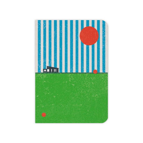 Carnet spirale A5 - Soleil rouge