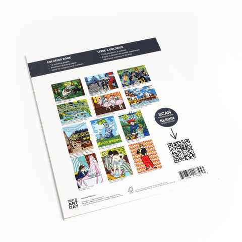 Livre de coloriage - Impressionnisme