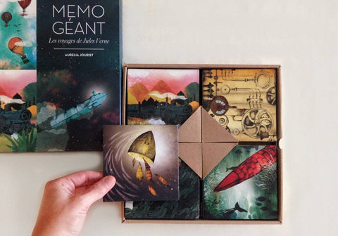 Jeu de mémoire Jules Verne