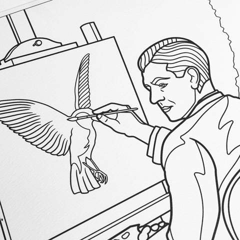 Livre de coloriage - René Magritte