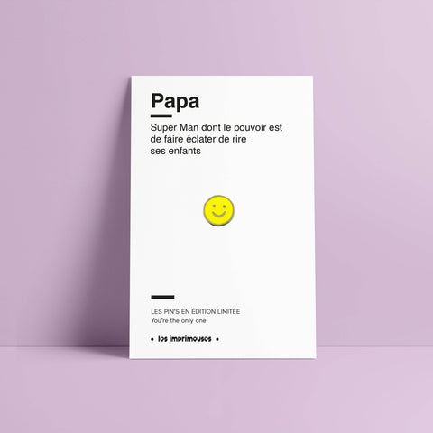 Pin’s Smiley - Papa